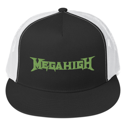 Megahigh Two-Tone Black/White Trucker Hat