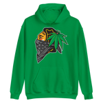 Highraq Green Hoodie (Front & Back)