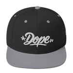 Dope Two-Tone Black/Silver Classic Snapback Hat