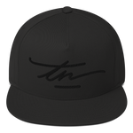 TN Signature Black/Black Flat Bill Snapback Hat