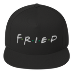 Fried Black Snapback Hat