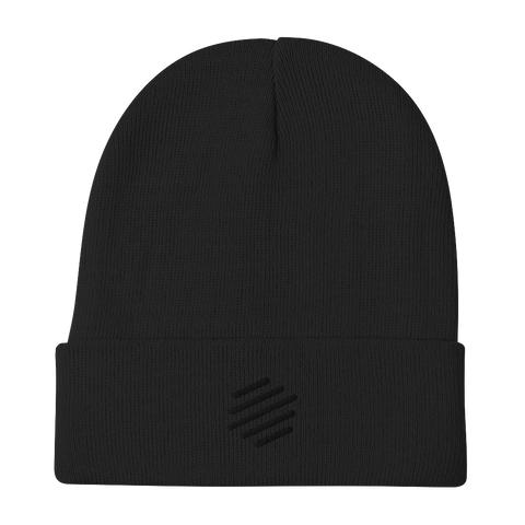 Tees Nest Icon Black/Black Beanie