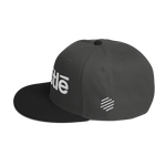 Hustle Two-Tone Black/Charcoal Grey Snapback Hat