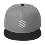 Tees Nest Icon Two-Tone Black/Grey Snapback Hat