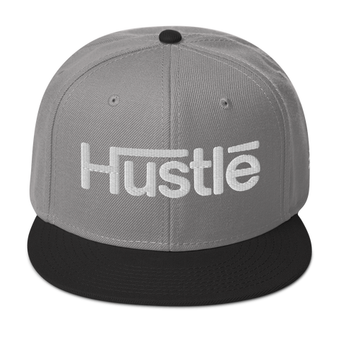 Hustle Two-Tone Black/Grey Snapback Hat