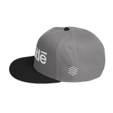 Hustle Two-Tone Black/Grey Snapback Hat