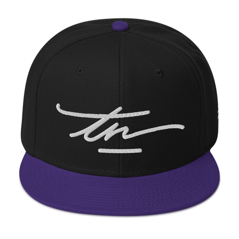 TN Signature Two-Tone Black/Purple Snapback Hat