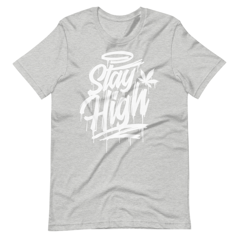 Stay High Heather Grey/White T-Shirt