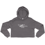 TN Signature Grey/White Cropped Hoodie